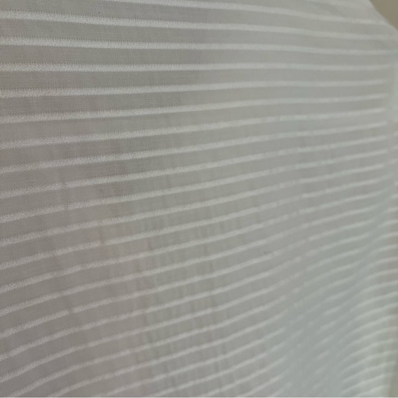 Elizabeth and James half sheer white button up collared shirt - Picture 2 of 11